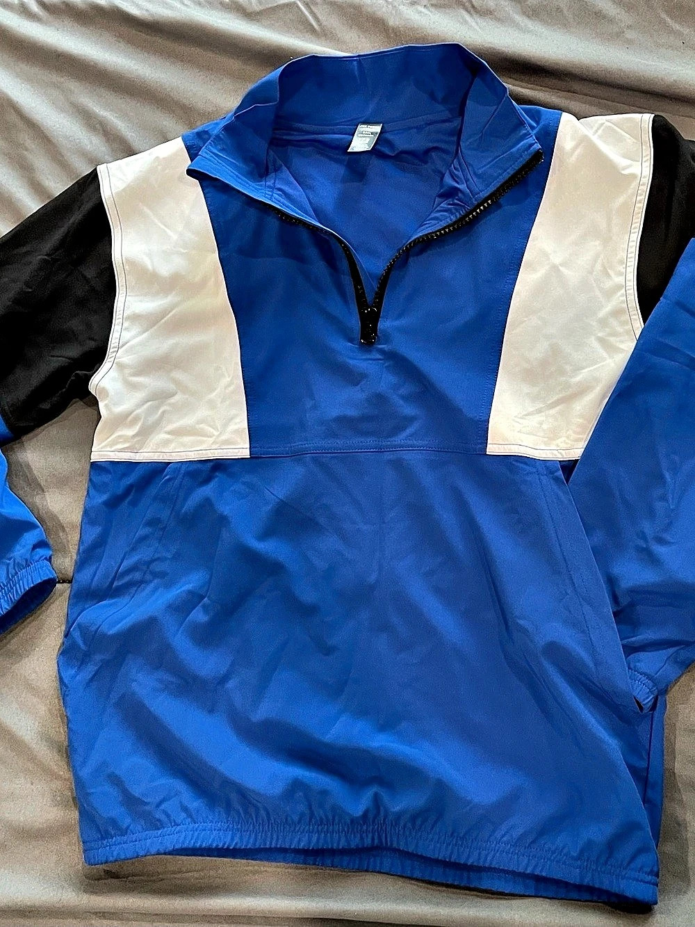 Joe Fresh Kids Color Block Pullover in Blue & White Boys 10-12 NWT